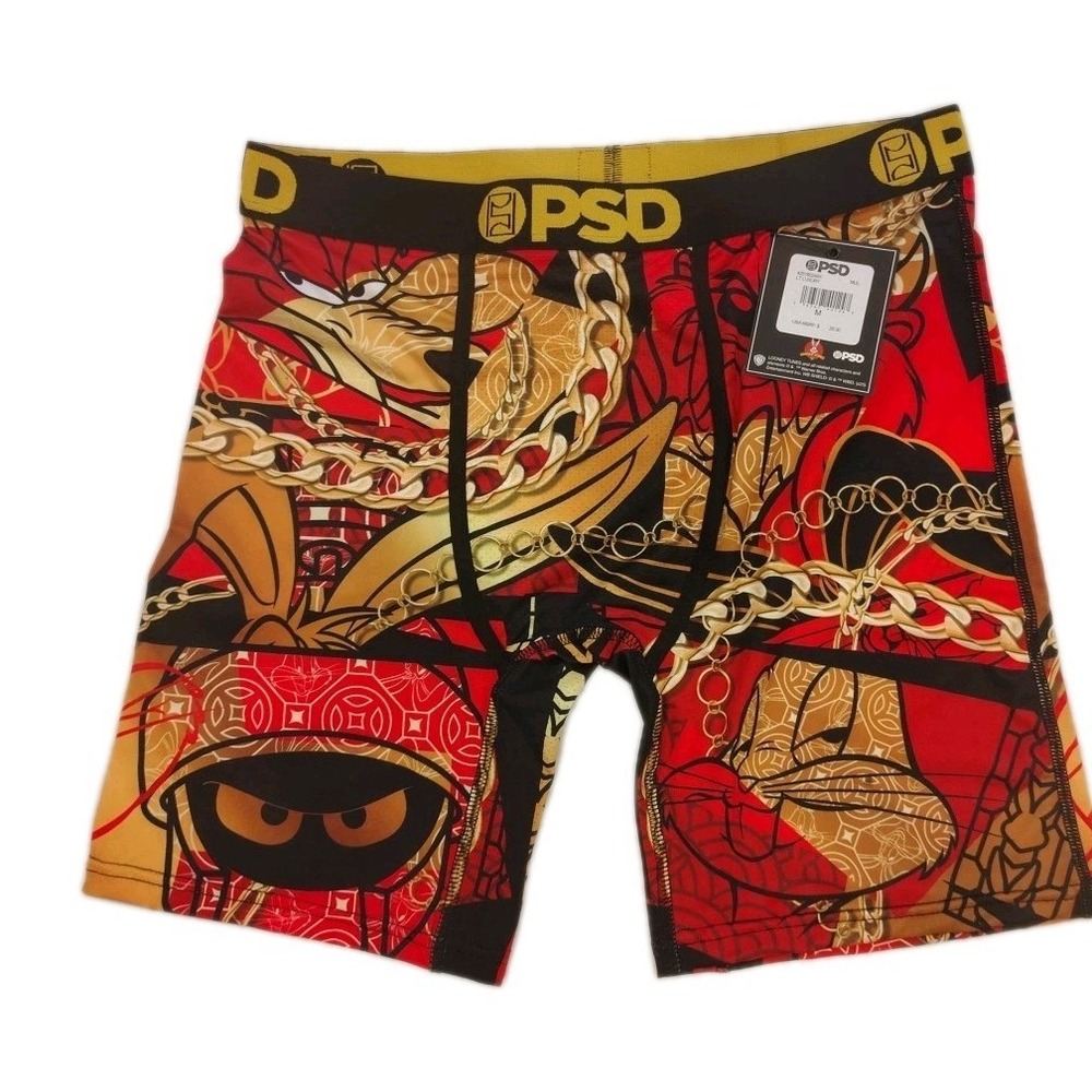 PSD Boxer Briefs Moisture-Wicking‎ Looney Tunes Luxury Size Medium
